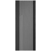 ASH GREY  MELBOURNE CLEAR GLASS PREFINISHED PFIN
